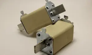 Dwa bezpieczniki ceramiczne z metalowymi blaszkami. Zastanawiasz się, jaki bezpiecznik do gniazdek? Te mogą być odpowiedzią.